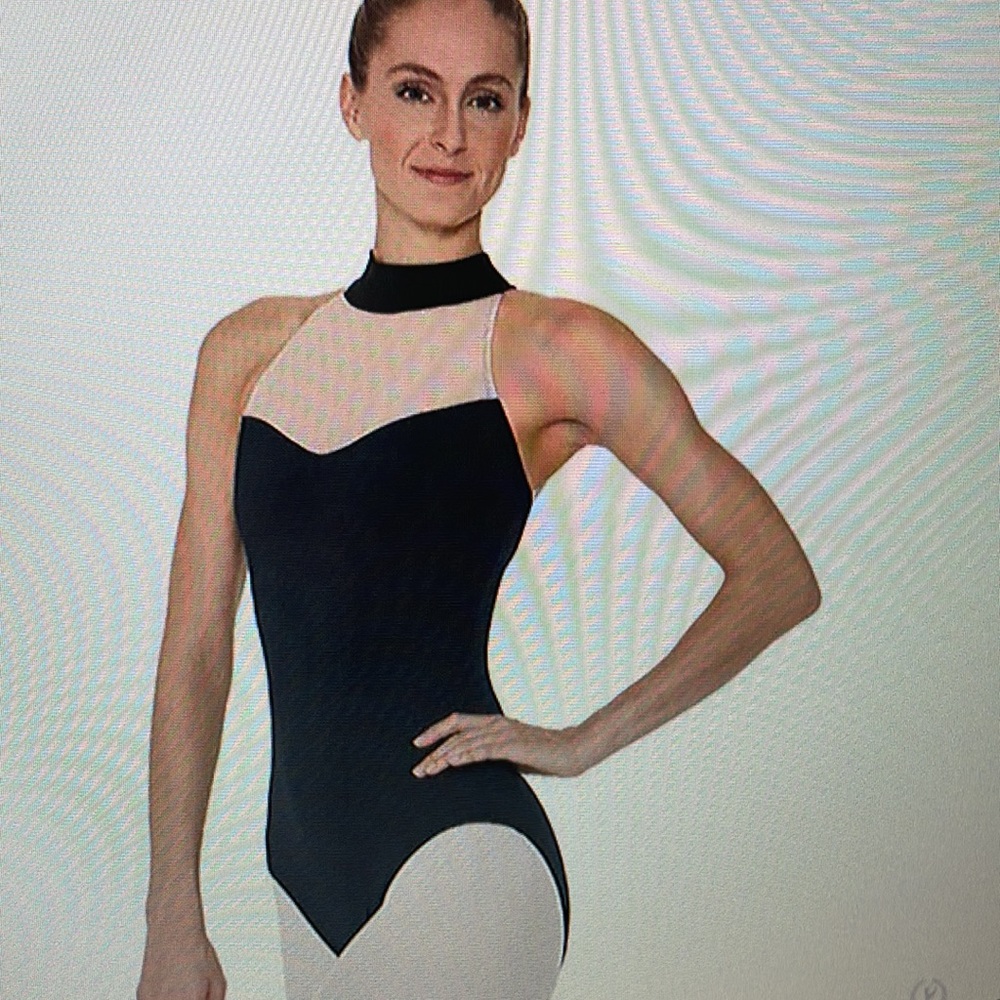 High neck leotard